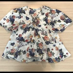 Kimchi Blue Floral Printed Top